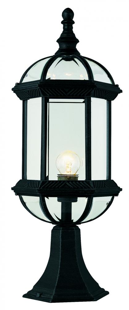 1LT PIER BASE LANTERN-BEVELED